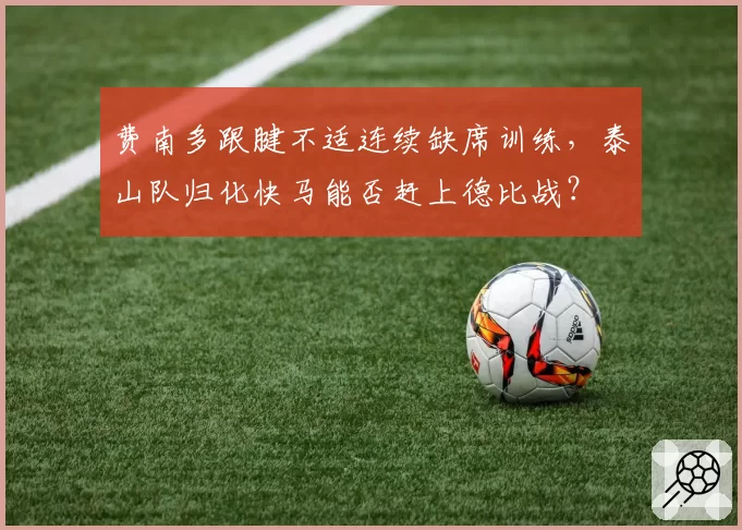 费南多跟腱不适连续缺席训练,泰山队归化快马能否赶上德比战?